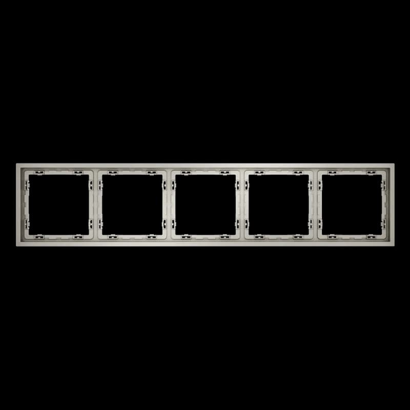 Рамка пластиковая VOLTUM S70 на 5 постов, (кашемир)
