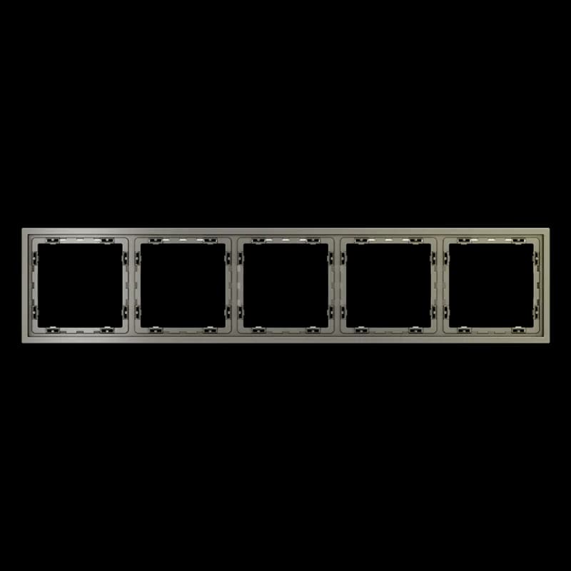 Рамка пластиковая VOLTUM S70 на 5 постов, (шелк)