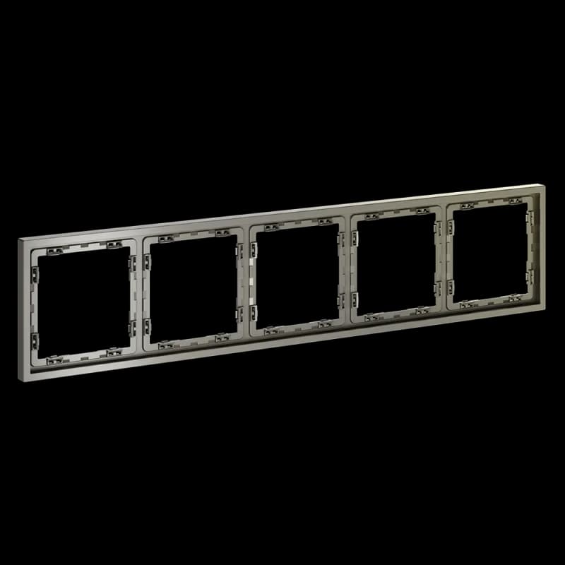 Рамка пластиковая VOLTUM S70 на 5 постов, (шелк)