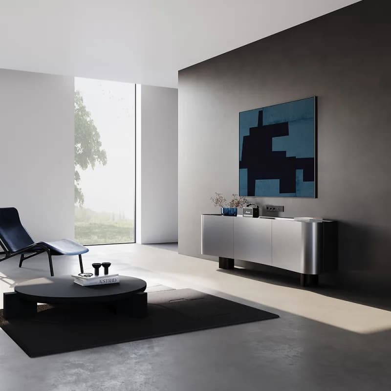 Рамка пластиковая VOLTUM S70 на 5 постов, (графит)