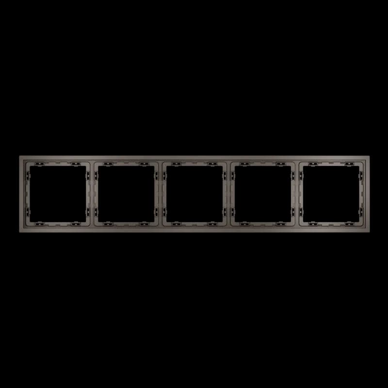 Рамка пластиковая VOLTUM S70 на 5 пост, (капучино)