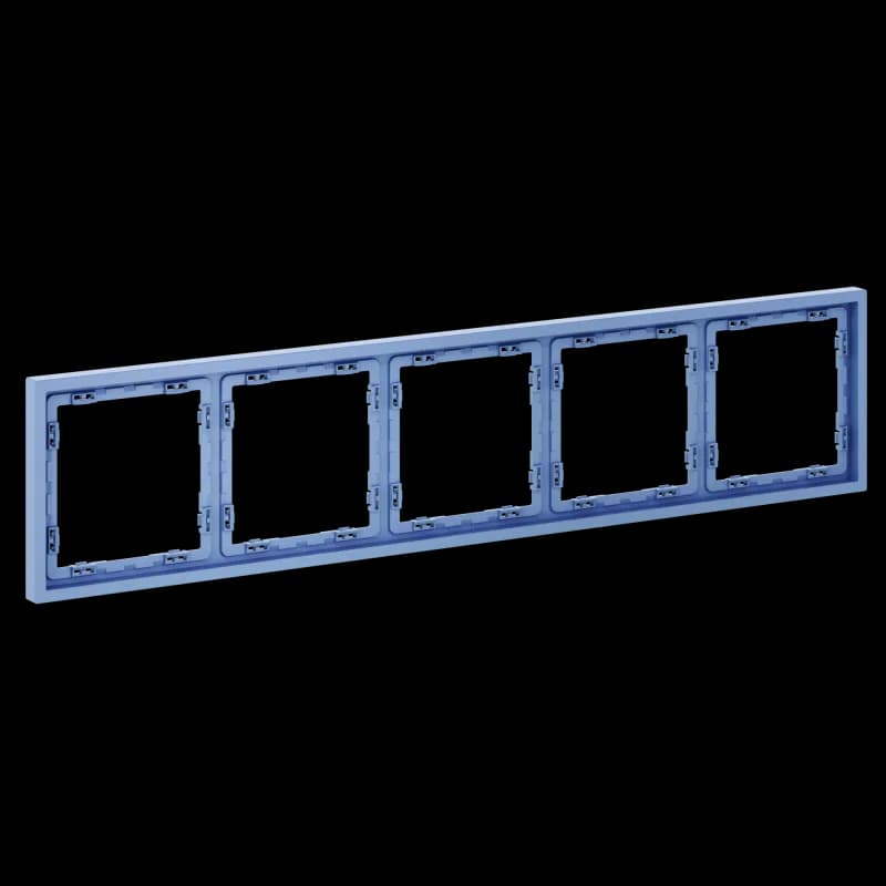 Рамка пластиковая VOLTUM S70 на 5 постов, (деним)