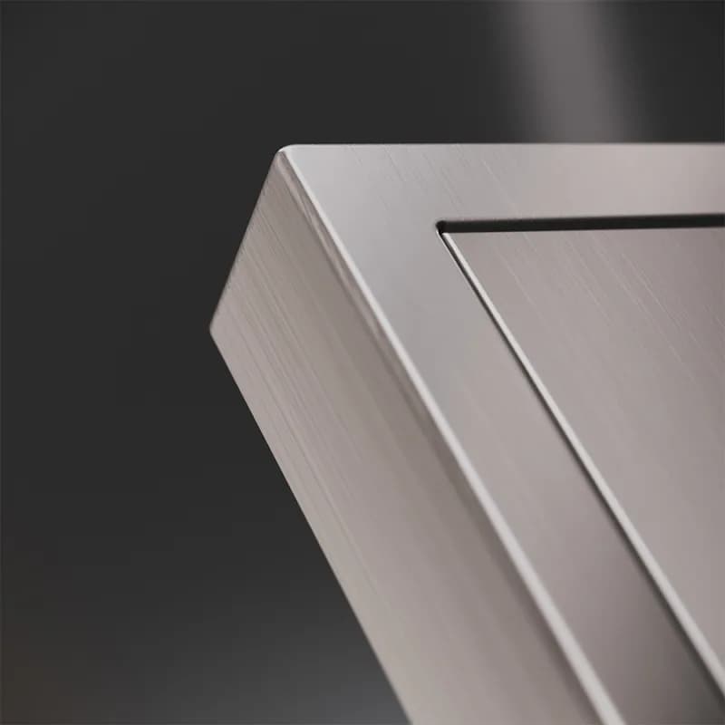 Клавиша для выключателя/переключателя одноклавишного, S70 Metal (никель)