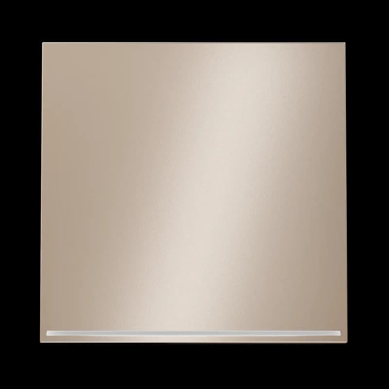 Клавиша для выключателя/переключателя одноклавишного с подсветкой, S70 Metal (платина)