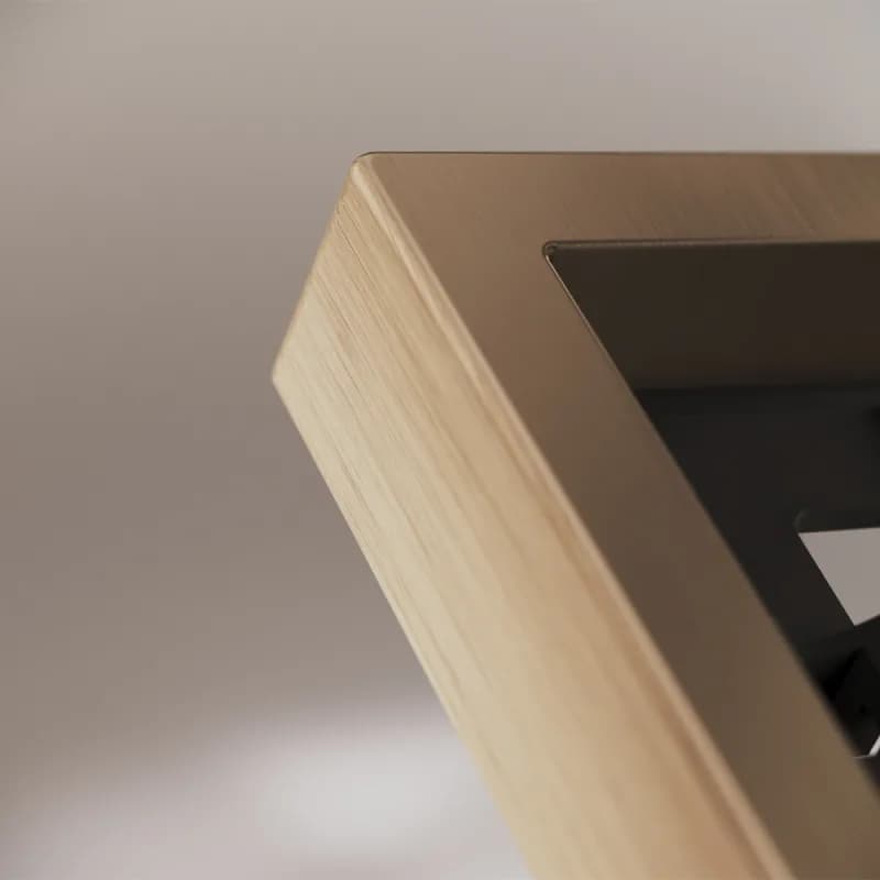 Рамка металлическая на 2 поста, S70 Metal (латунь)