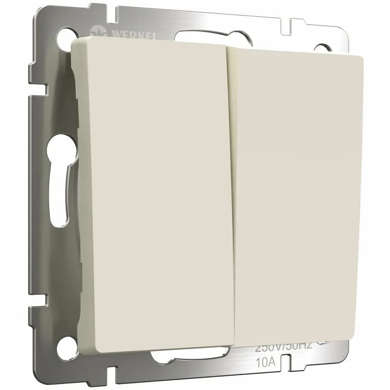 выключатель двухклавишный проходной