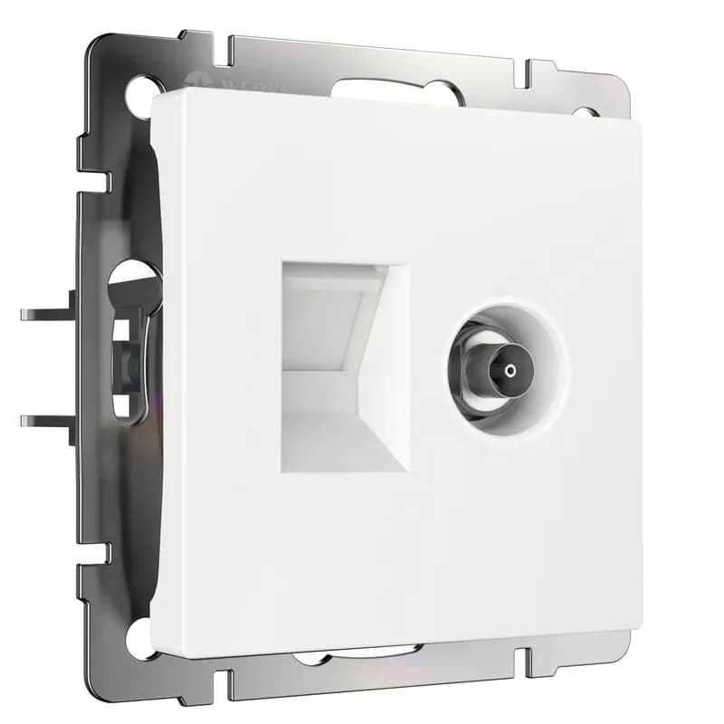 розетка RJ-45 + ТВ оконечная