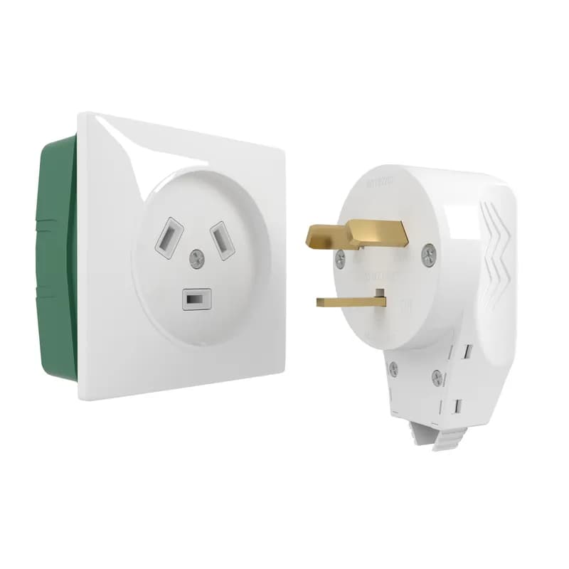 комплект силовой;Комплект: розетка с вилкой для электроплиты 32А 250В, коробка в стену