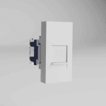 W1281101/ Модульная розетка Ethernet RJ-45 6 cat. 22,5*45 (белый)