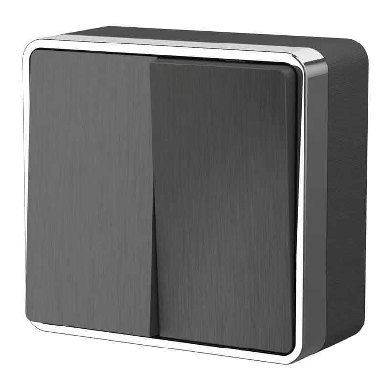 выключатель двухклавишный