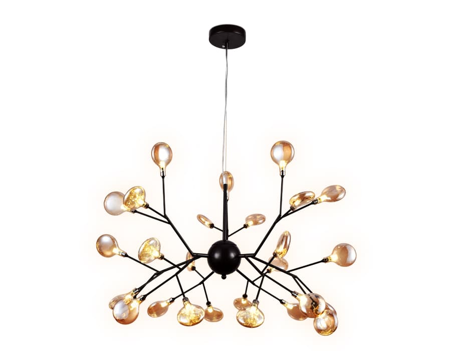 TR3013/27 DCF/TI темный кофе/янтарь G4/27 max 20W D750*650