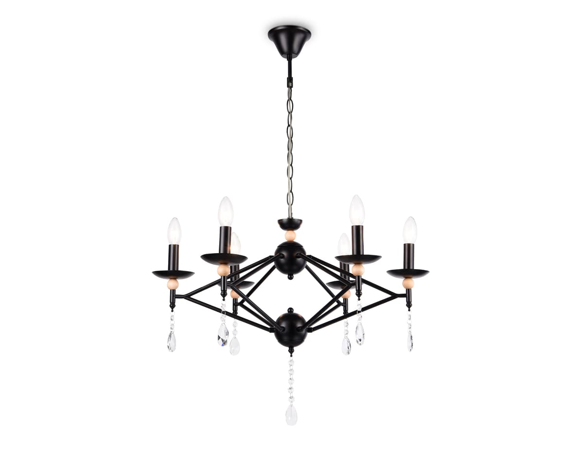 TR9597/6 BK черный E14/6 max 40W D660*880