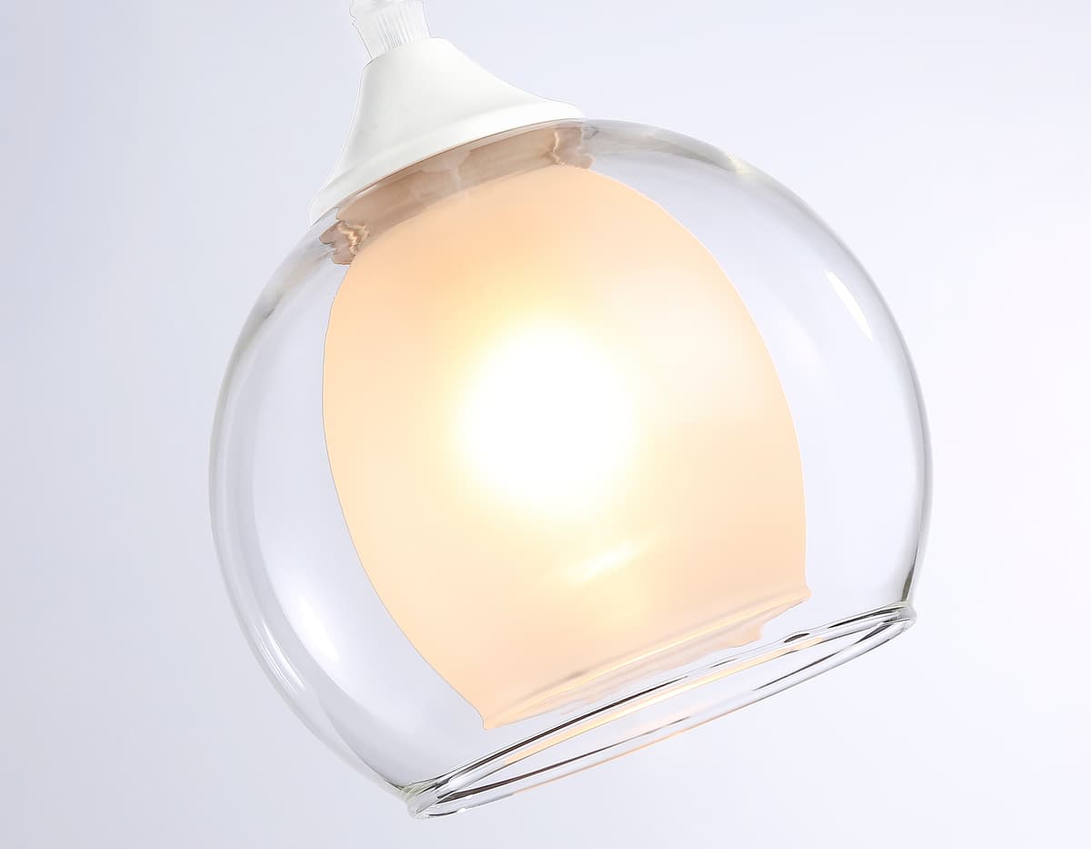 TR3538 WH/CL/FR белый/прозрачный/белый матовый E27 max 40W D130*800