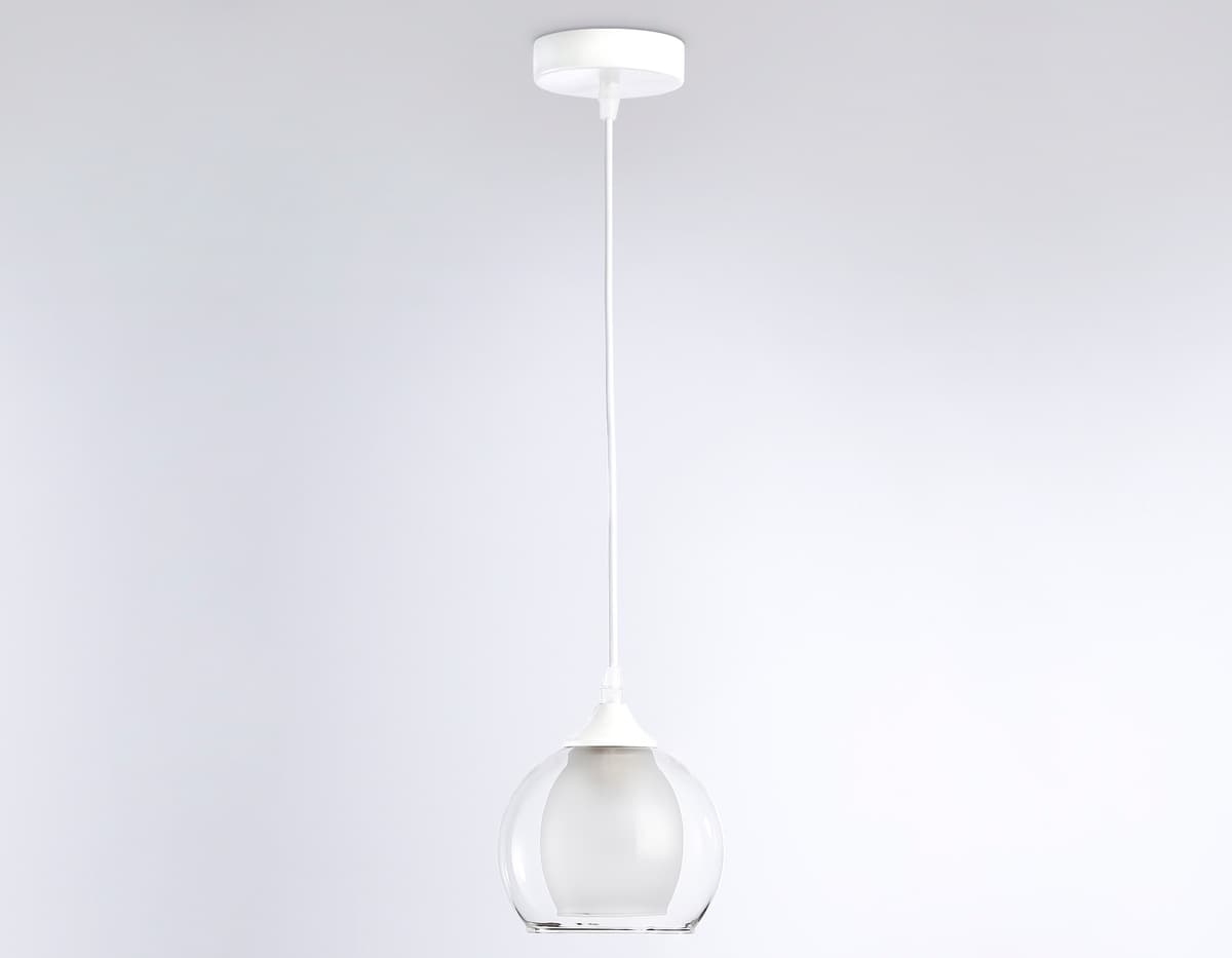 TR3538 WH/CL/FR белый/прозрачный/белый матовый E27 max 40W D130*800