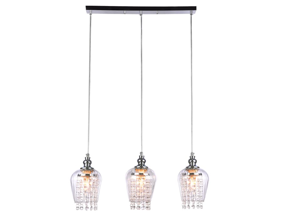 TR3612/3 CH/CL хром/прозрачный E27/3 max 40W 570*140*920