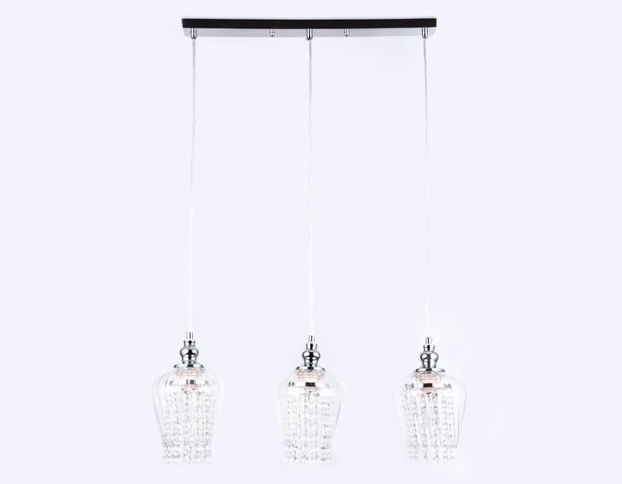 TR3612/3 CH/CL хром/прозрачный E27/3 max 40W 570*140*920