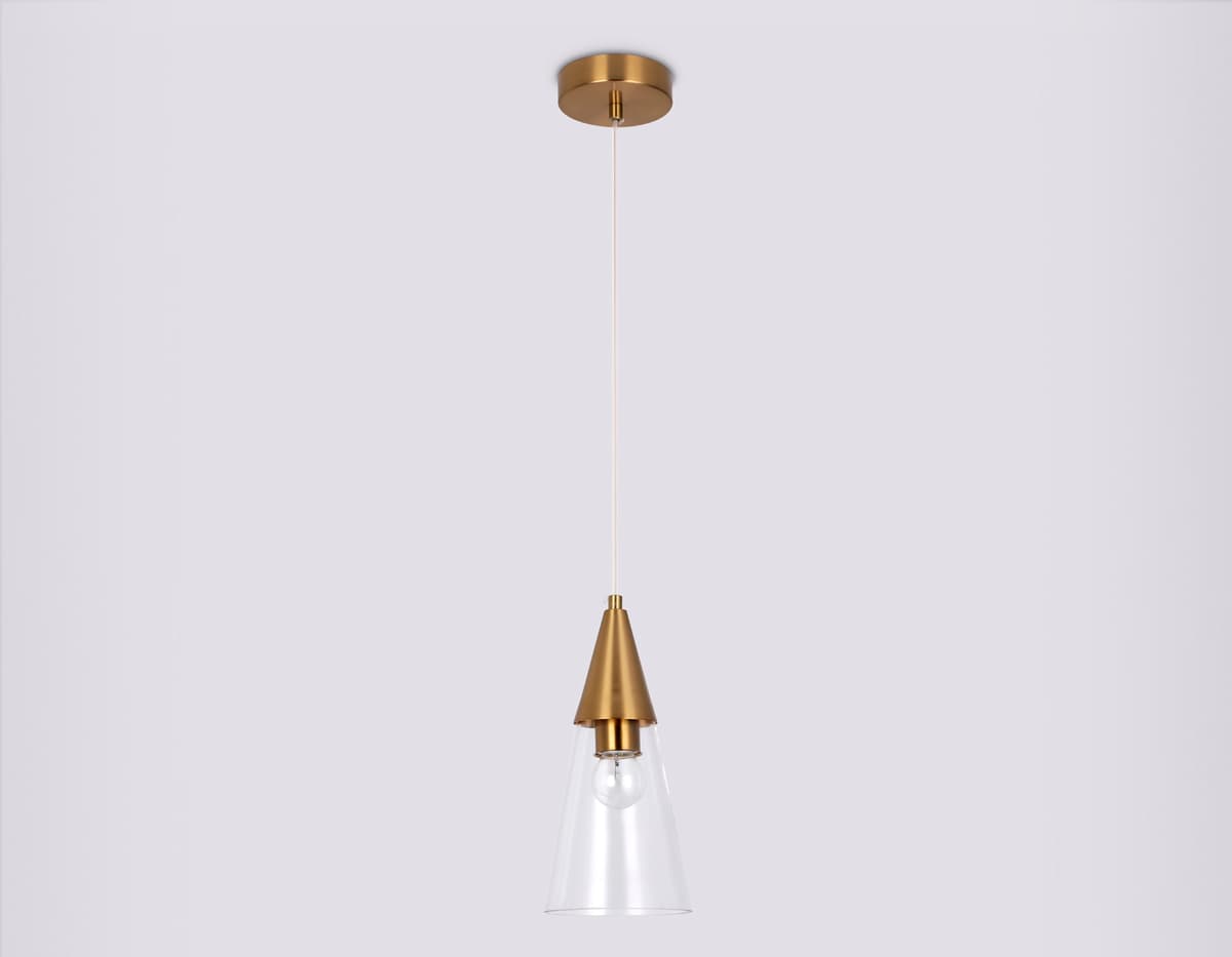 TR3666 BS/CL латунь/прозрачный E14 max 40W D120*1000