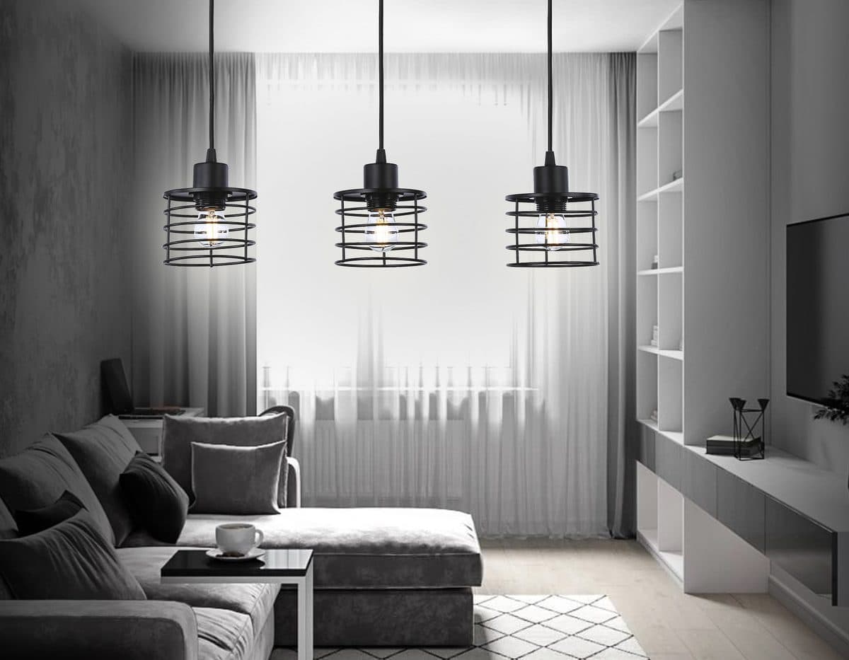 TR8075/3 BK черный E27*3 max 40W 582*120*1040