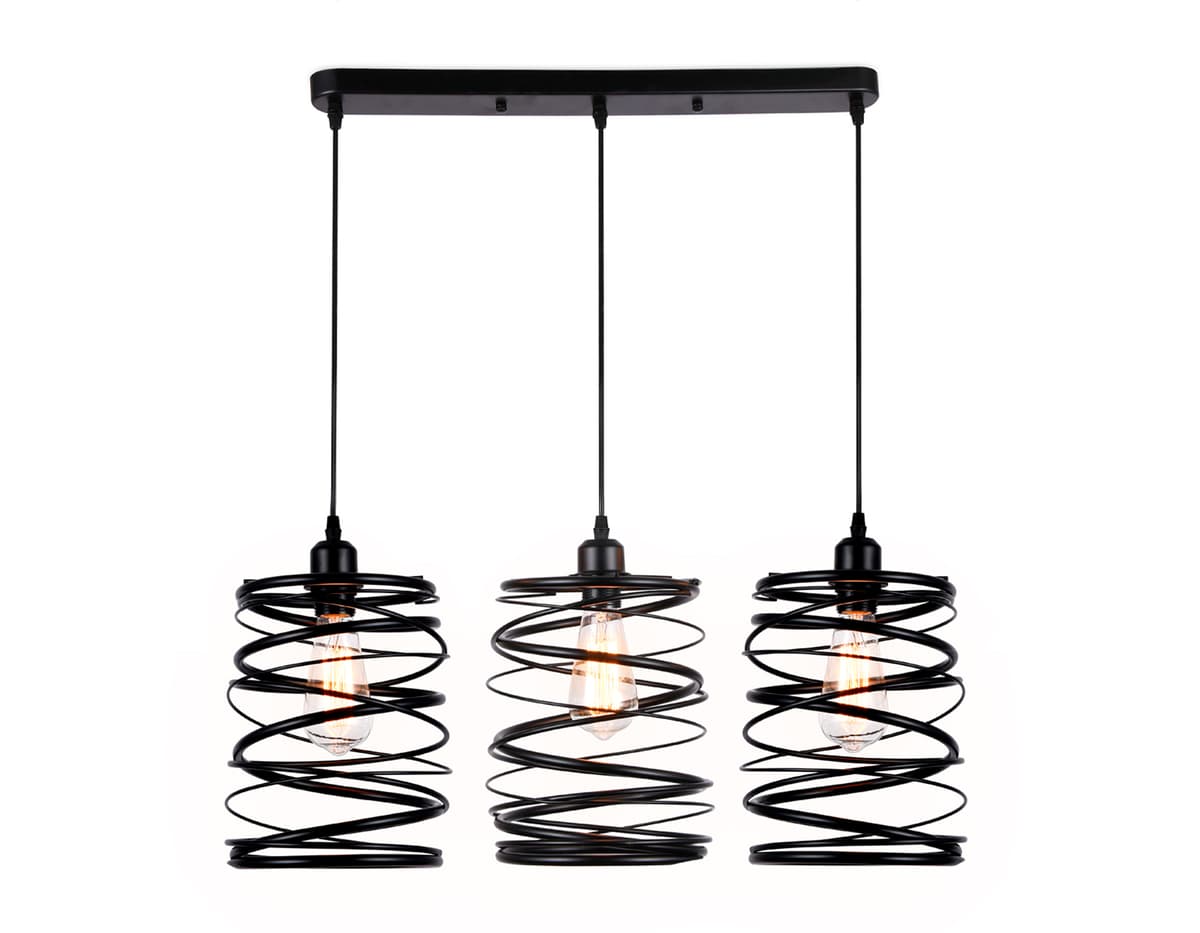 TR8403/3 BK черный E27/3 max 60W 720*180*1000