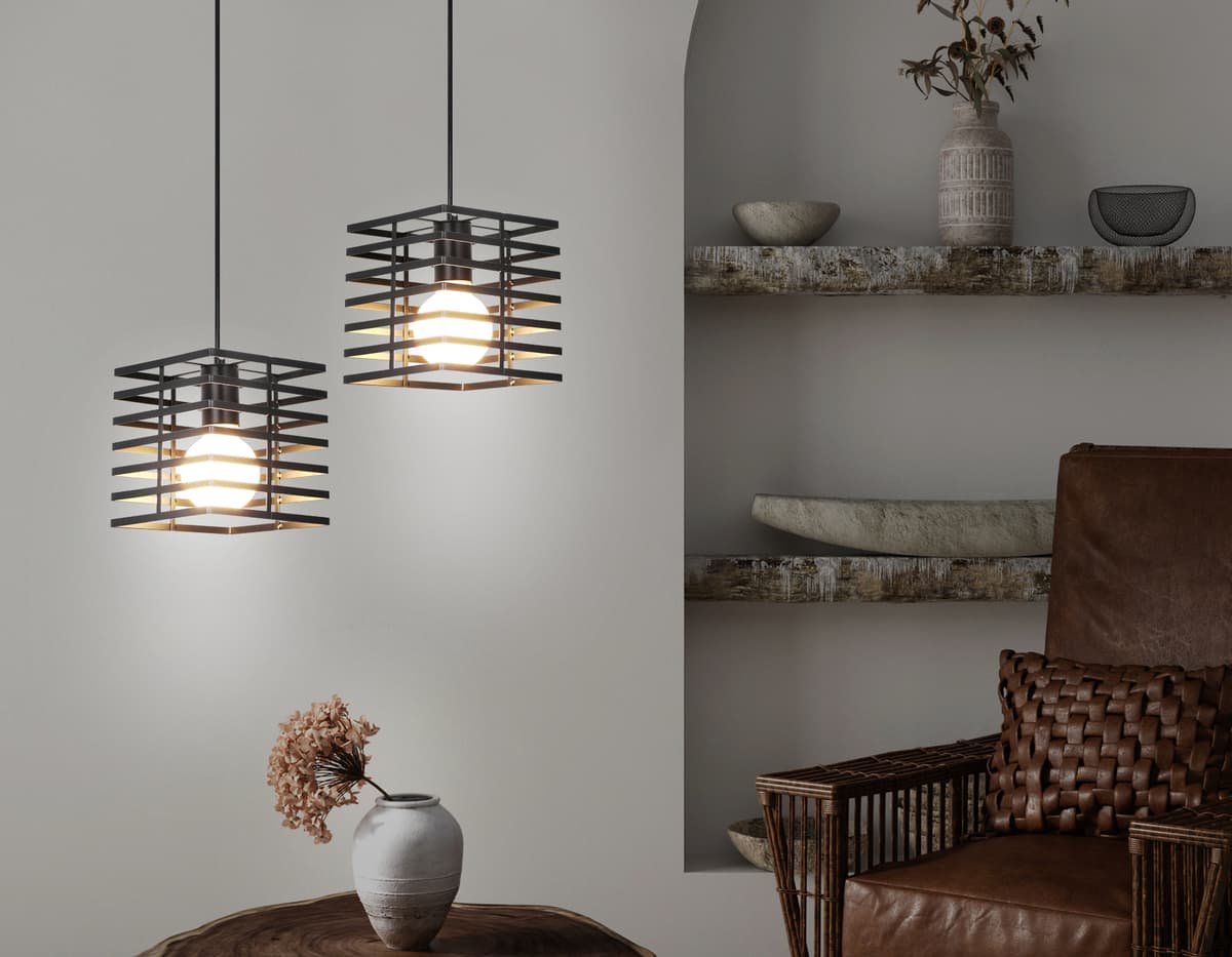 TR8411 BK черный E27 max 60W 160*160*950