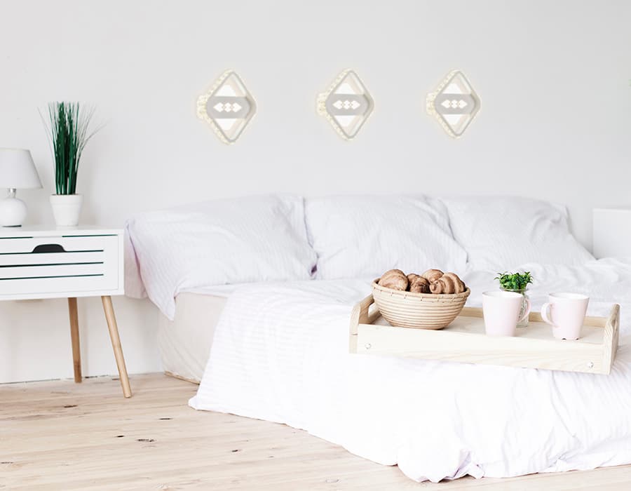 FA225 WH белый LED 6400K+3000K/4200K 24W 200*200*40