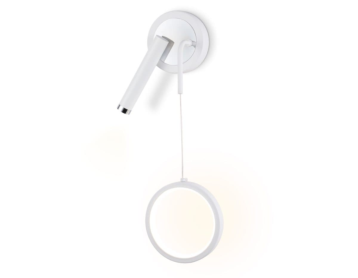 FL51651/1+1 WH/CH белый/хром 10W 4200K 500*227*90