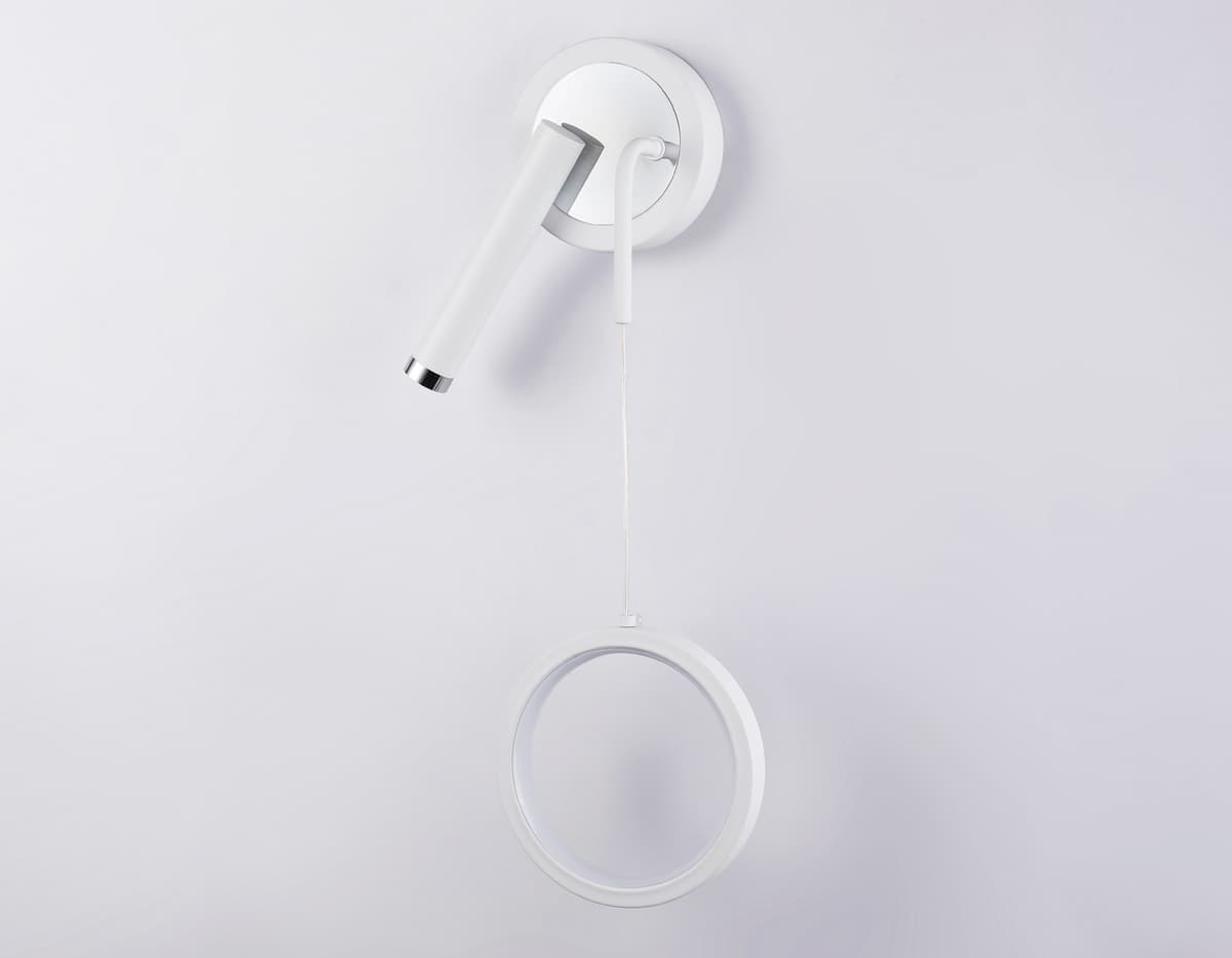 FL51651/1+1 WH/CH белый/хром 10W 4200K 500*227*90