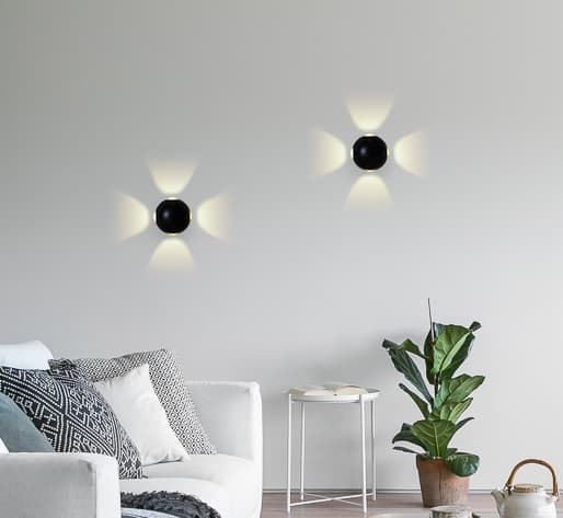 FW135 BK/S черный/песок LED 4200K 12W D100*100