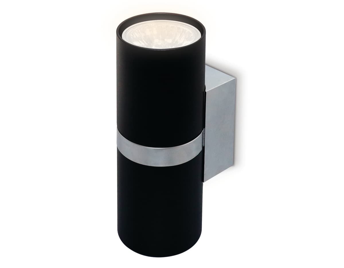 FW243/2 BK/CH черный/хром GU10*2 max 12W 155*60*76