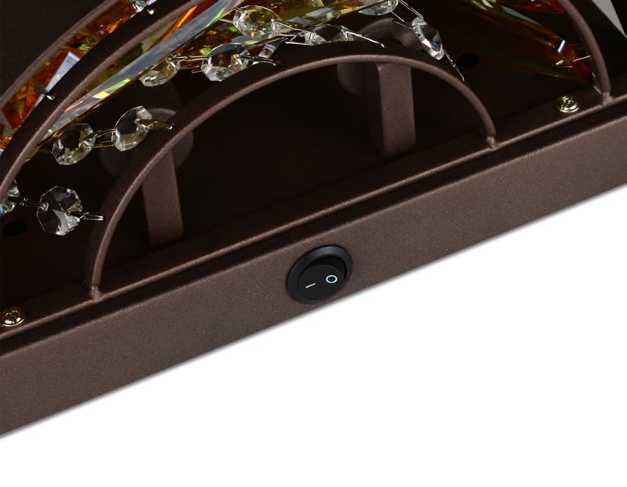 TR5091 CF/TI кофе/янтарь E14/2 max 40W 260*180*150