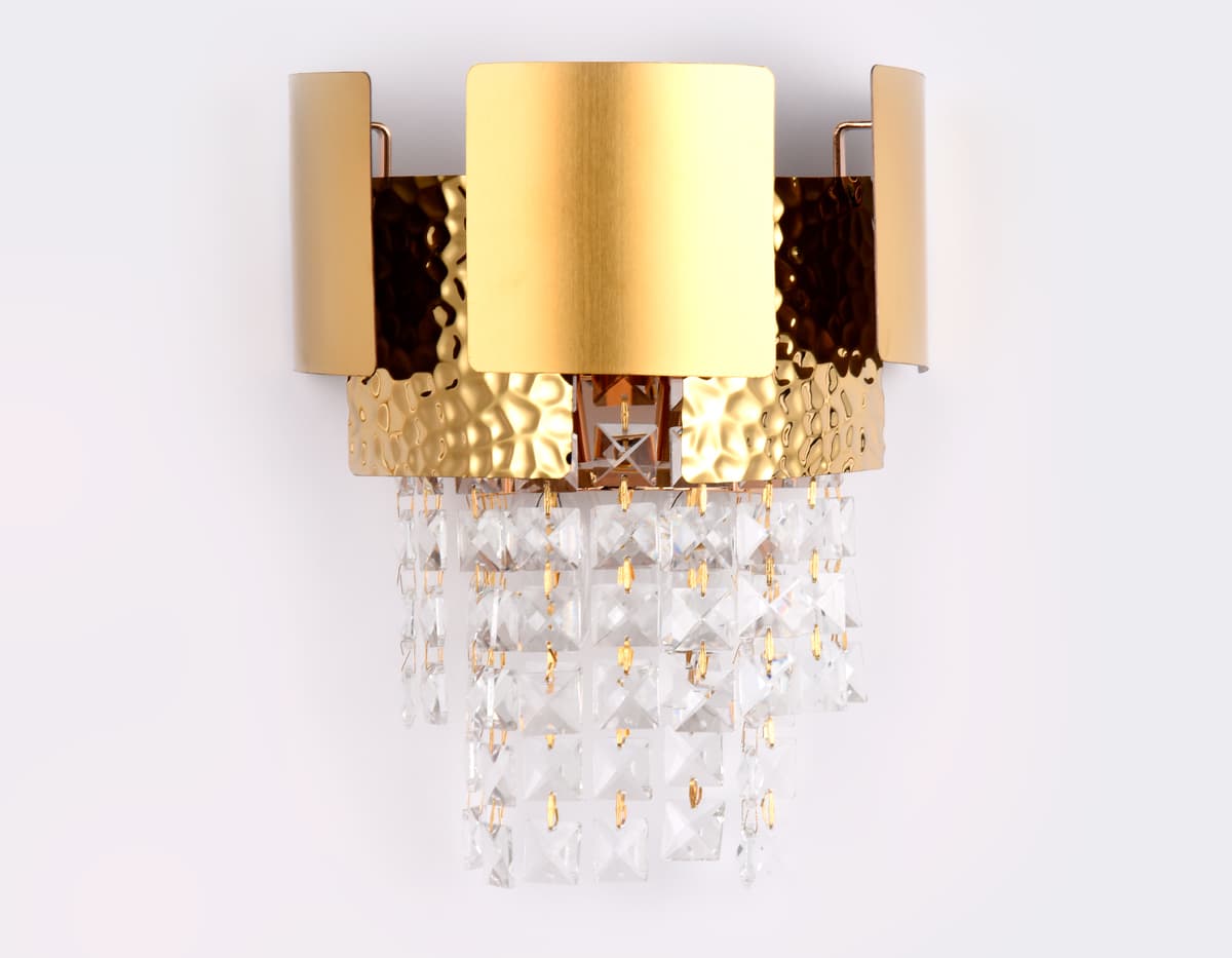 TR5252/2 GD/CL золото/прозрачный E14/2 max 40W 270*240*150