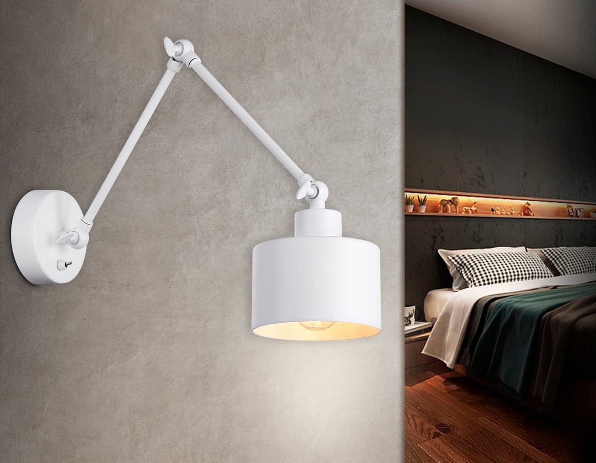 TR8146 WH белый E27 max 40W 340*120*490