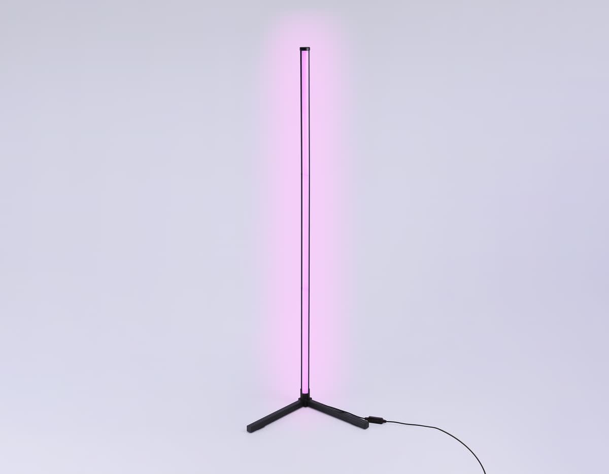 FL8022 BK черный LED 15W RGB D32*1250 (ПДУ РАДИО 2.4G)