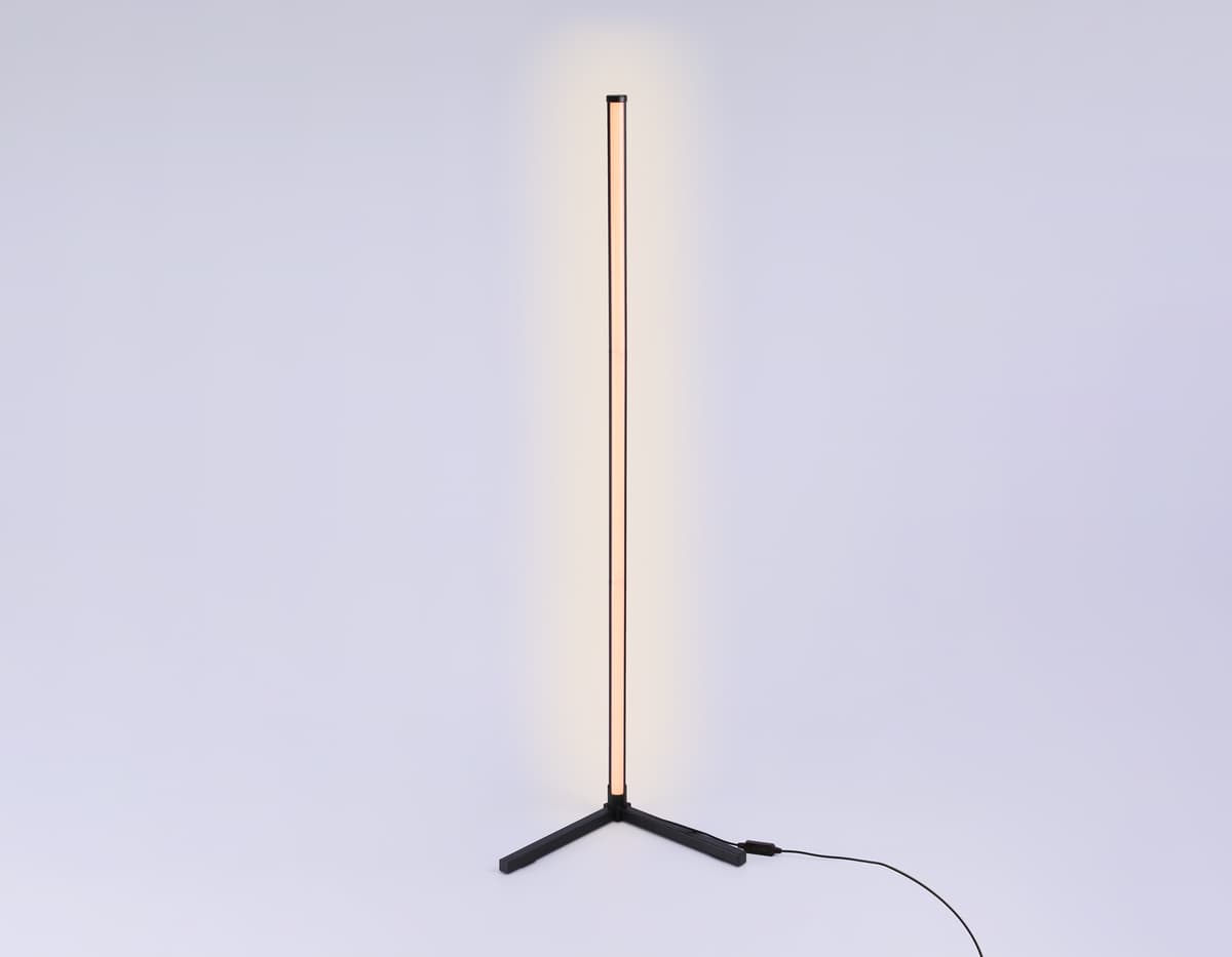 FL8022 BK черный LED 15W RGB D32*1250 (ПДУ РАДИО 2.4G)