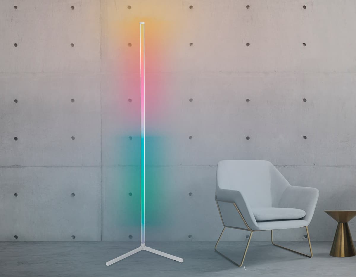 FL8025 WH белый LED 20W RGB D32*1650 (ПДУ РАДИО 2.4G)