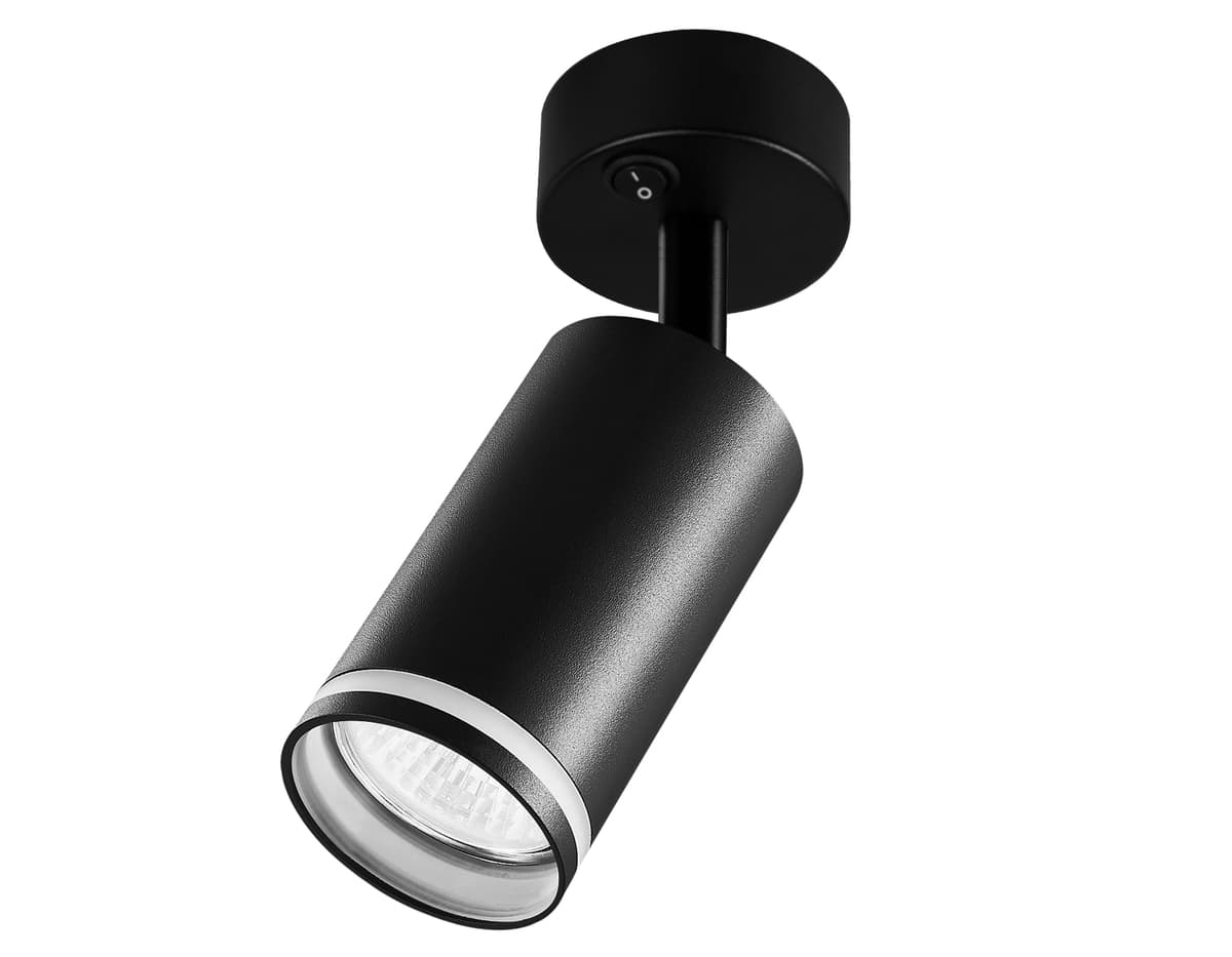 TA121 BK черный GU10 max 12W D70*164*D55