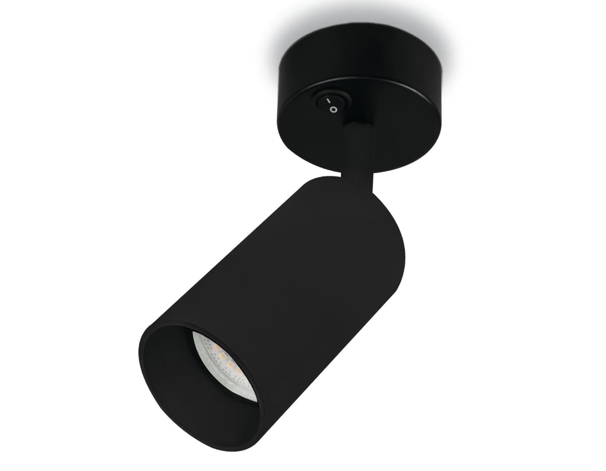 TA127 BK черный GU10 max 12W D70*164*D55