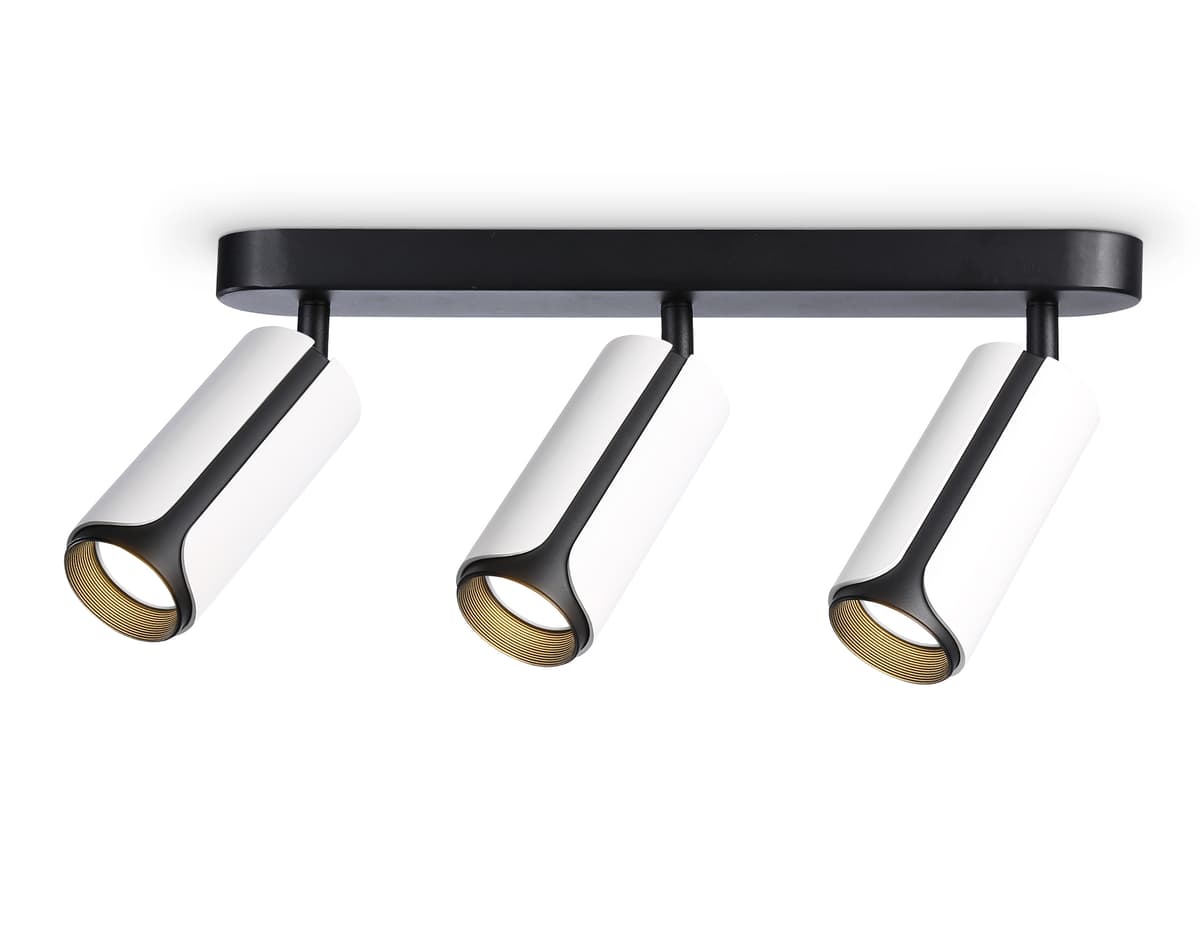 TN51603/3 WH/BK белый/черный GU10/3 380*60*195