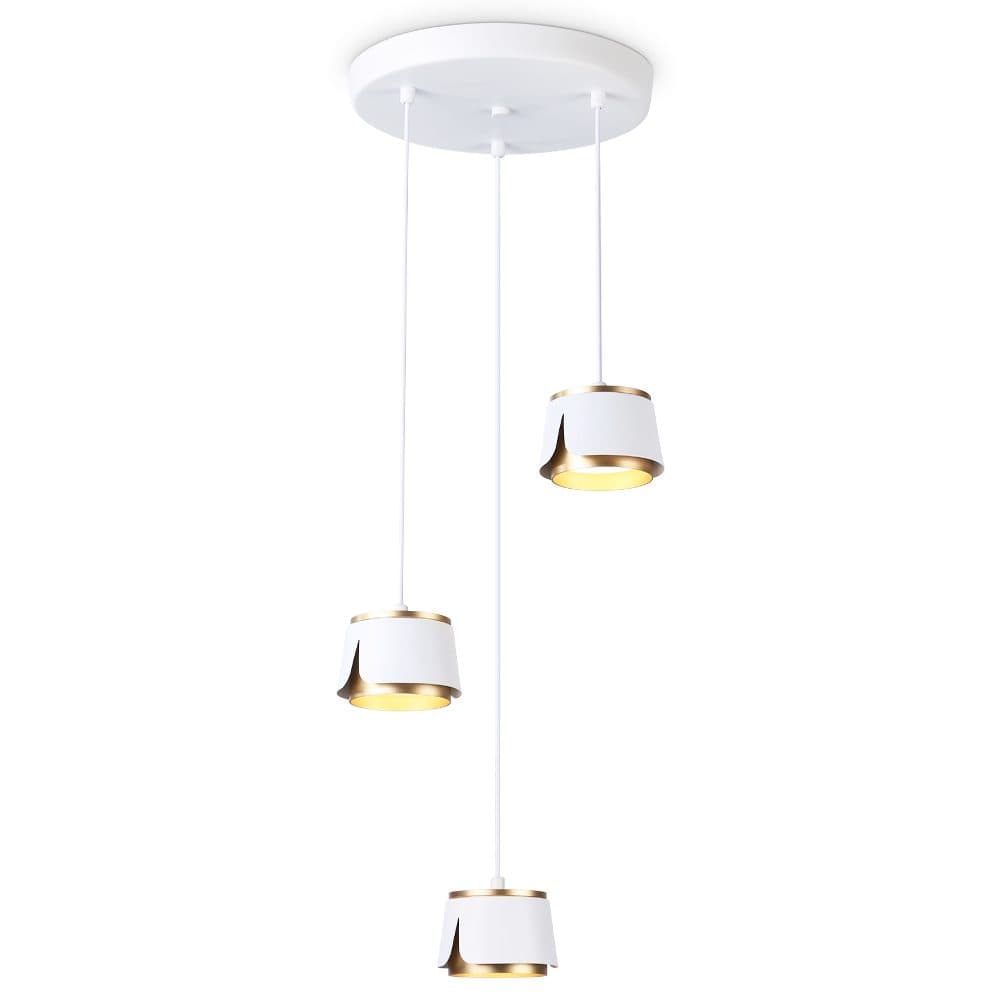 TN71249/3 WH/GD белый/золото GX53/3 D250*1090