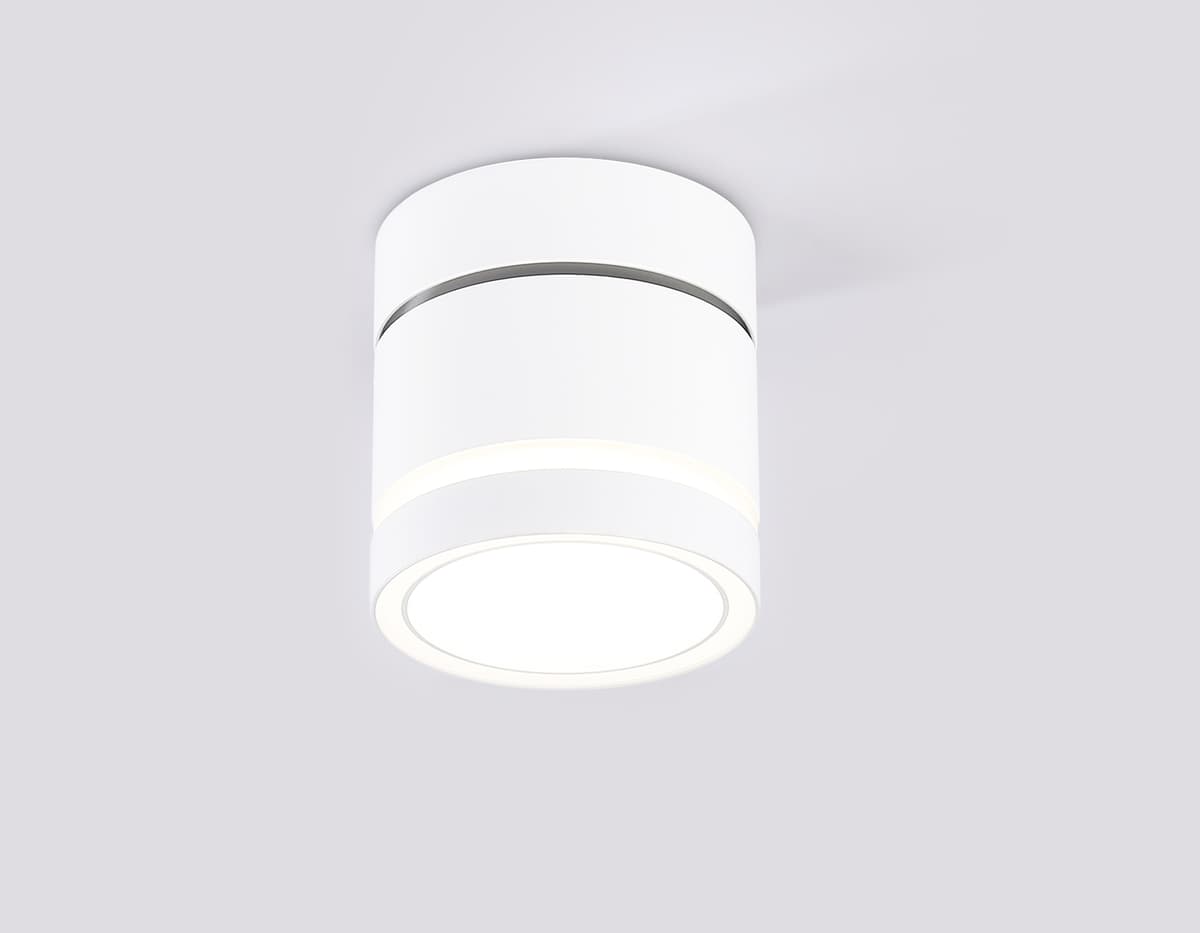 TA1444 WH/FR белый/белый матовый GX53 max 12W D85*90