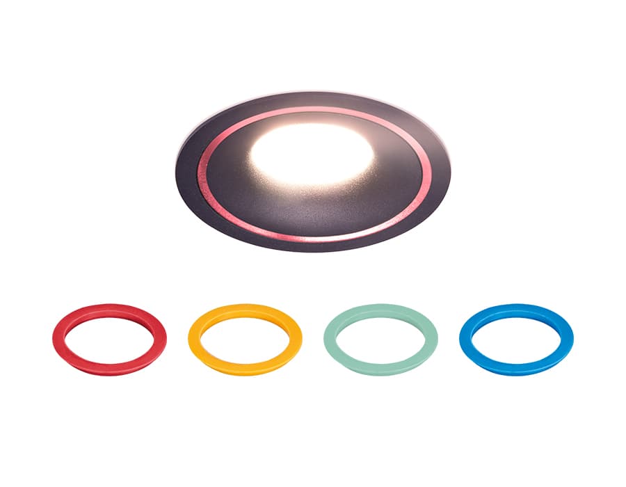 TN121 BK/S черный/песок GU5.3 D100*30