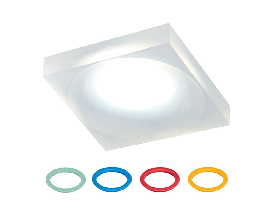 TN136 WH/FR белый/матовый GU5.3 80*80*32