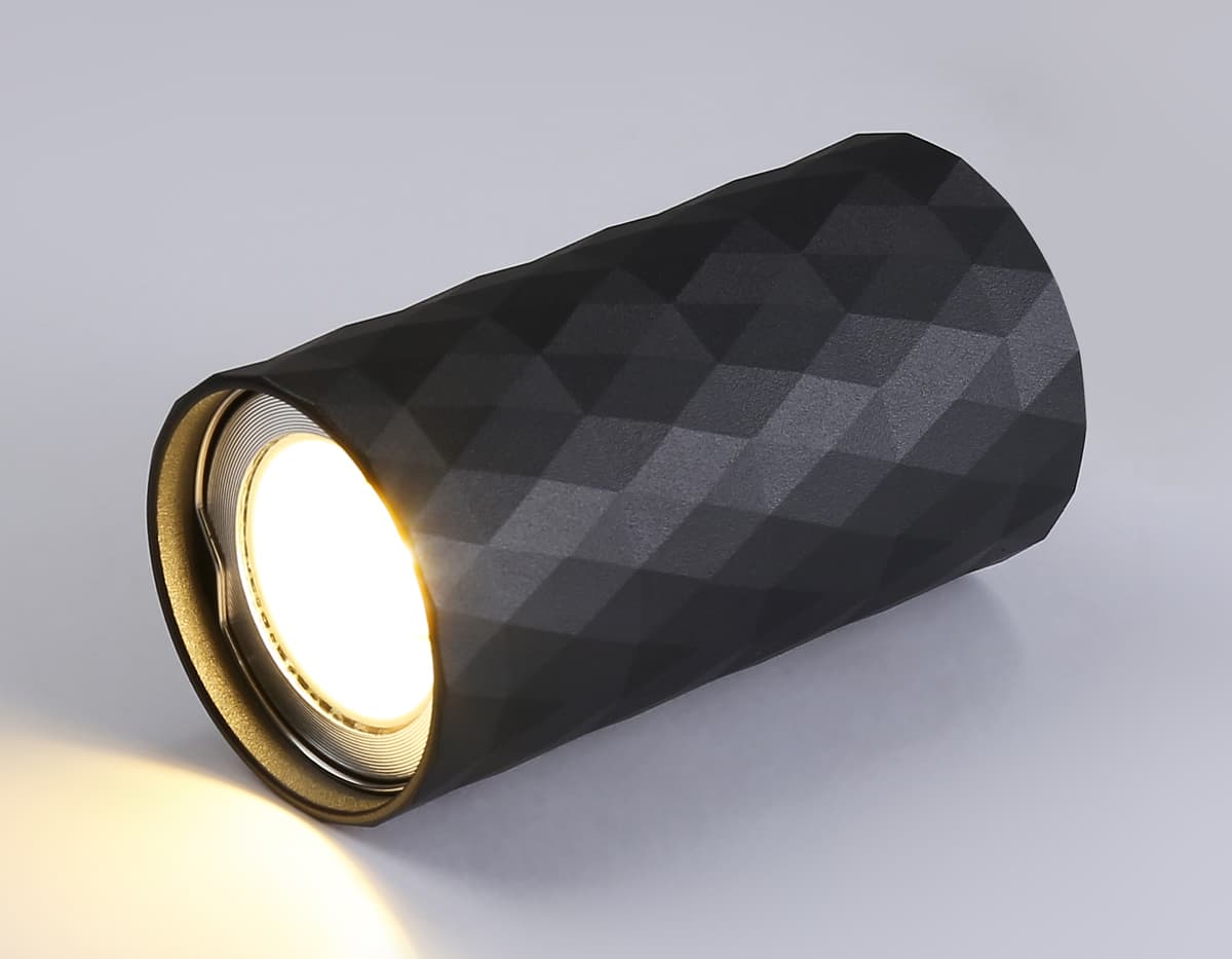 TN213183 BK черный GU10 max 12W D55*100