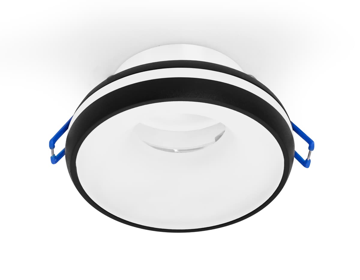 TN3322 SBK/FR черный песок/белый матовый GU5.3 D95*40