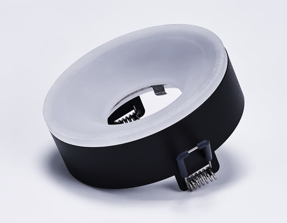 TN3332 SBK/FR черный песок/белый матовый GU5.3 D96*50