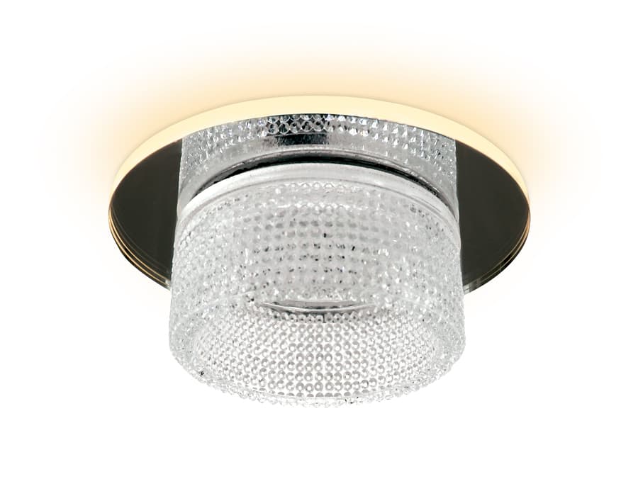 TN350 CH/CL хром/прозрачный GU5.3+3W (LED WHITE) D95*45