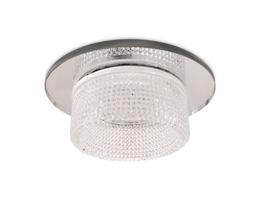 TN350 CH/CL хром/прозрачный GU5.3+3W (LED WHITE) D95*45