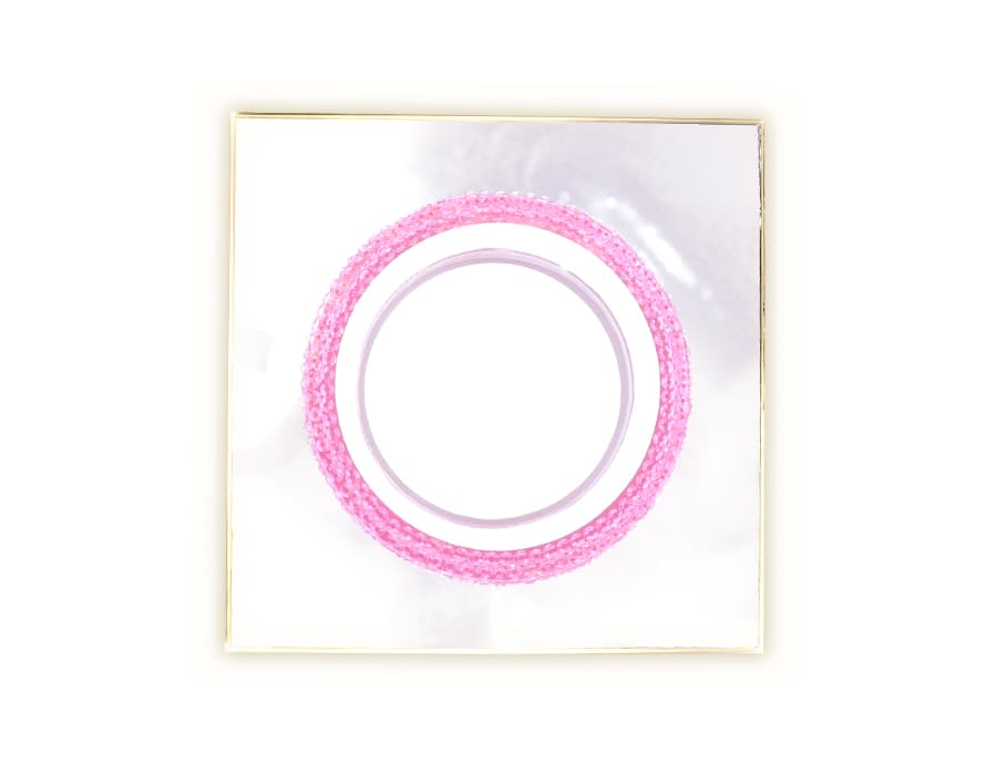 TN356 CH/PI хром/розовый GU5.3+3W (LED COLD) 95*95*45