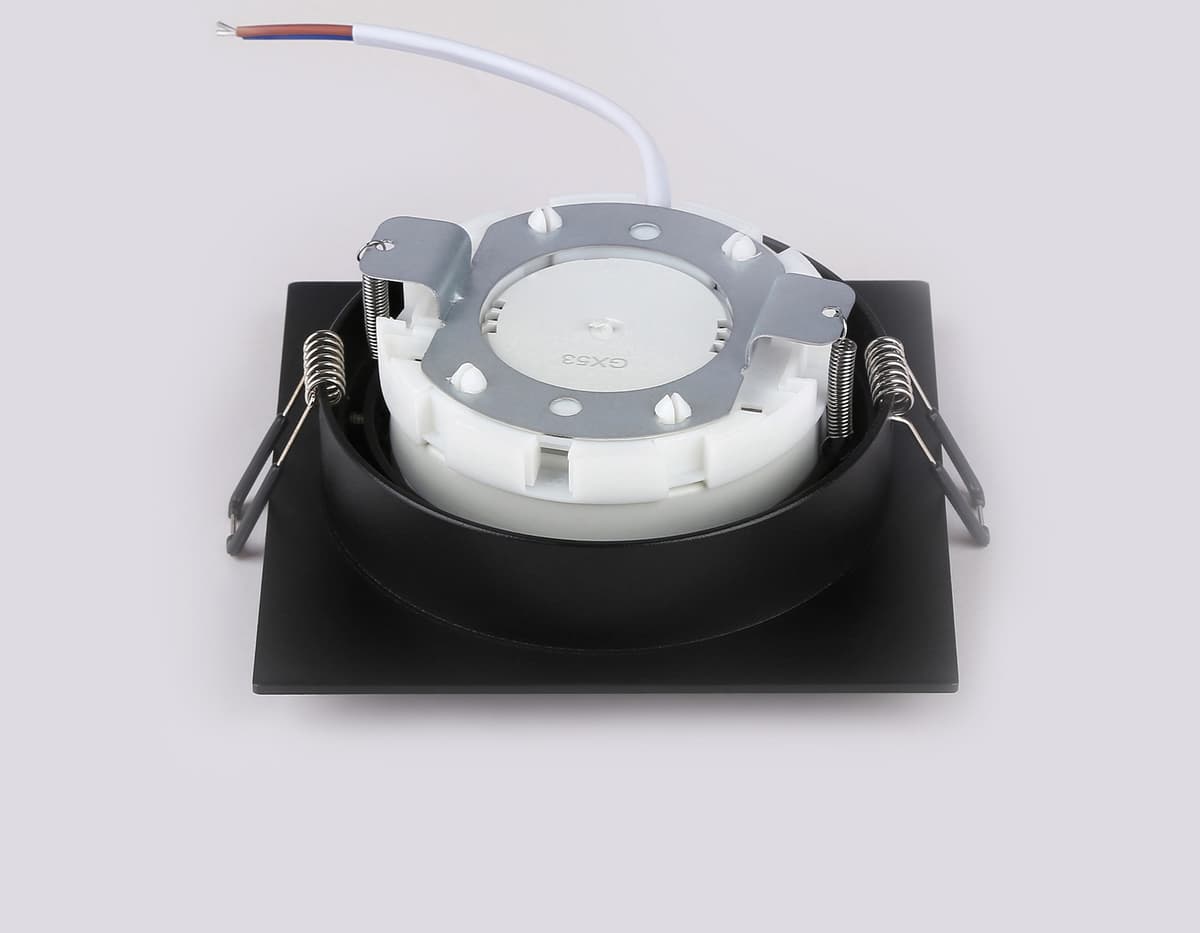 TN51917 BK черный GX53 max 12W 115*115*23