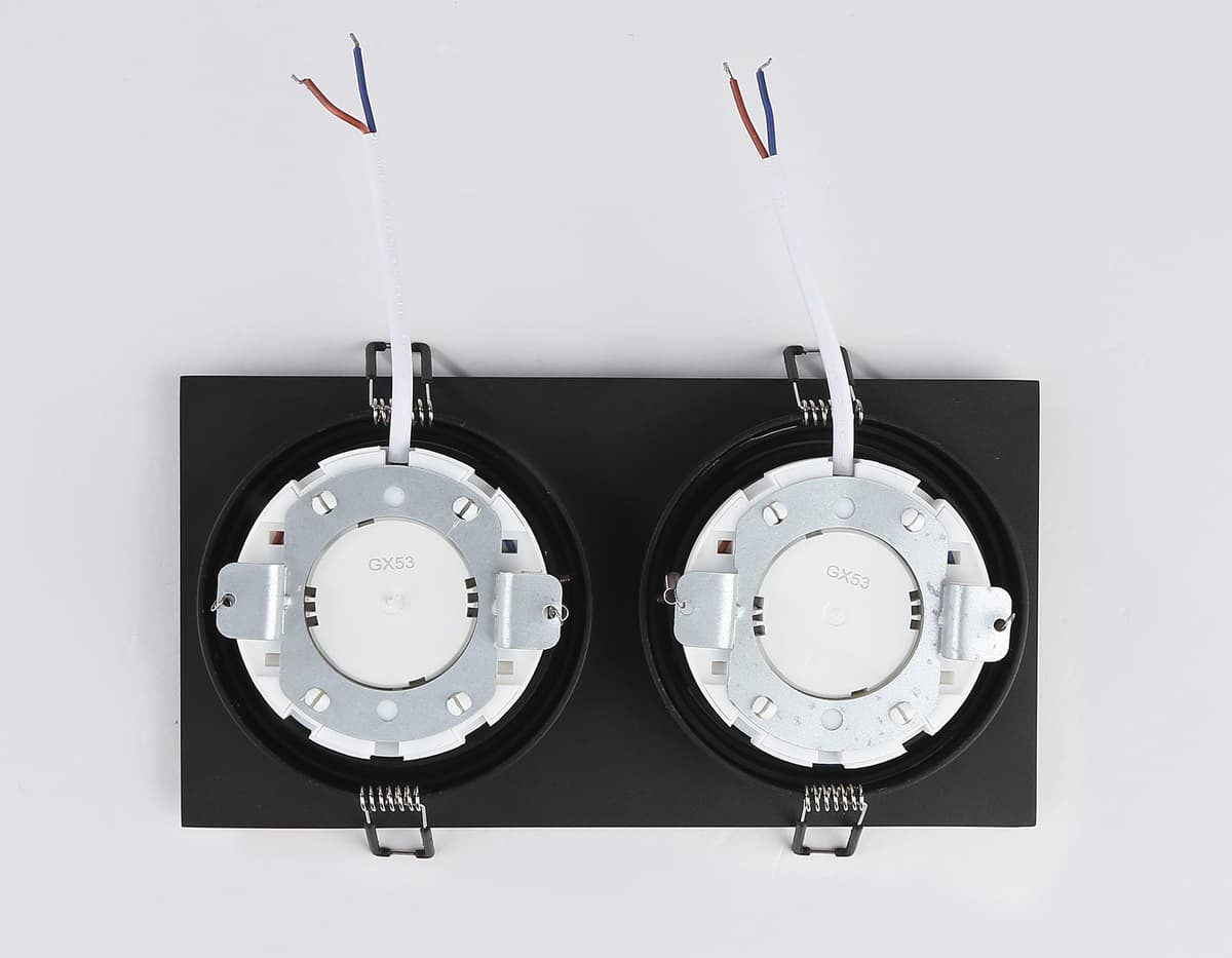 TN51920/2 BK черный GX53 max 12W 220*115*23